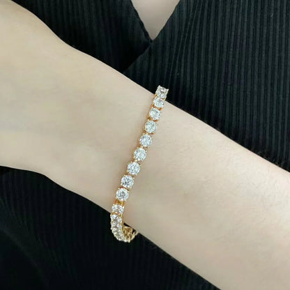 [Lume Jewels] TENNIS BRACELET WITH FULL DIAMOND SETTING
