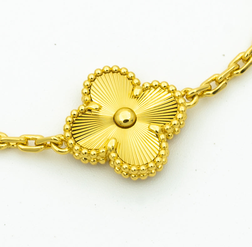 [Lume Jewels]New  CLOVER 5 MOTIF LASER BRACELET COLLECTION