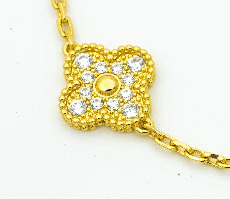 [Lume Jewels]New  CLOVER 5 MOTIF LASER BRACELET COLLECTION
