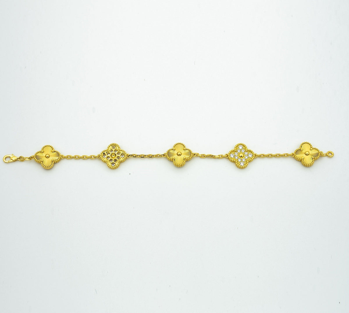 [Lume Jewels]New  CLOVER 5 MOTIF LASER BRACELET COLLECTION