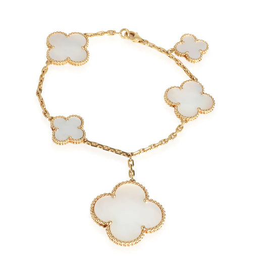 ¡®Lume Jewels¡¯MAGIC CLOVER MOP GOLD BRACELET 5 MOTIFS