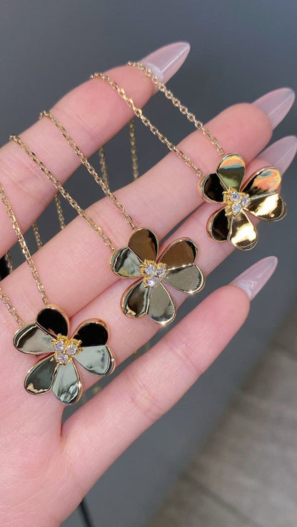 [Lume Jewels]FRIVOLE GOLD FLOWER NECKLACE2