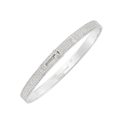 ¡®Lume Jewels¡¯HM KELLY BRACELET IN SILVER AND FULL PAVE DIAMOND