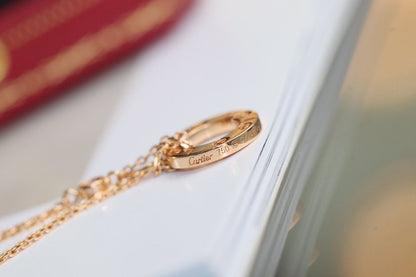 ¡®Lume Jewels¡¯LOVE NECKLACE ADJUSTABLE ROSE GOLD 2 DIAMOND