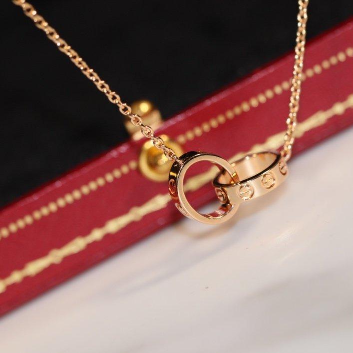 ¡®Lume Jewels¡¯LOVE NECKLACE PINK GOLD AND SILVER