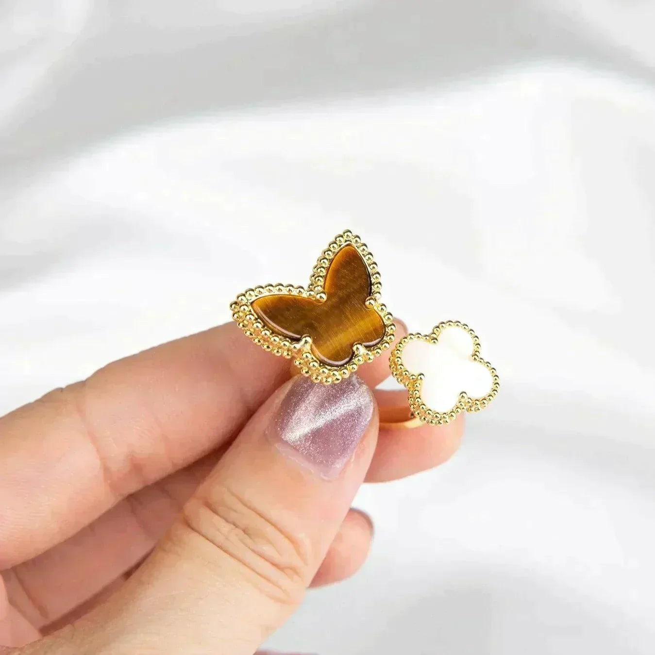 ¡®Lume Jewels¡¯LUCKY BETWEEN THE FINGER RING