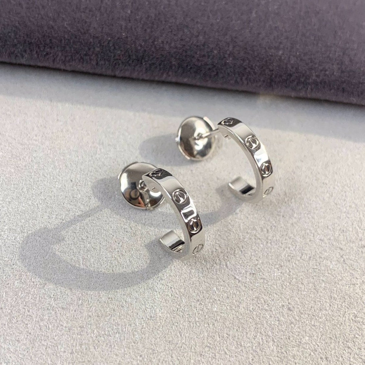 ¡®Lume Jewels¡¯LOVE EARRINGS 2.65MM SILVER