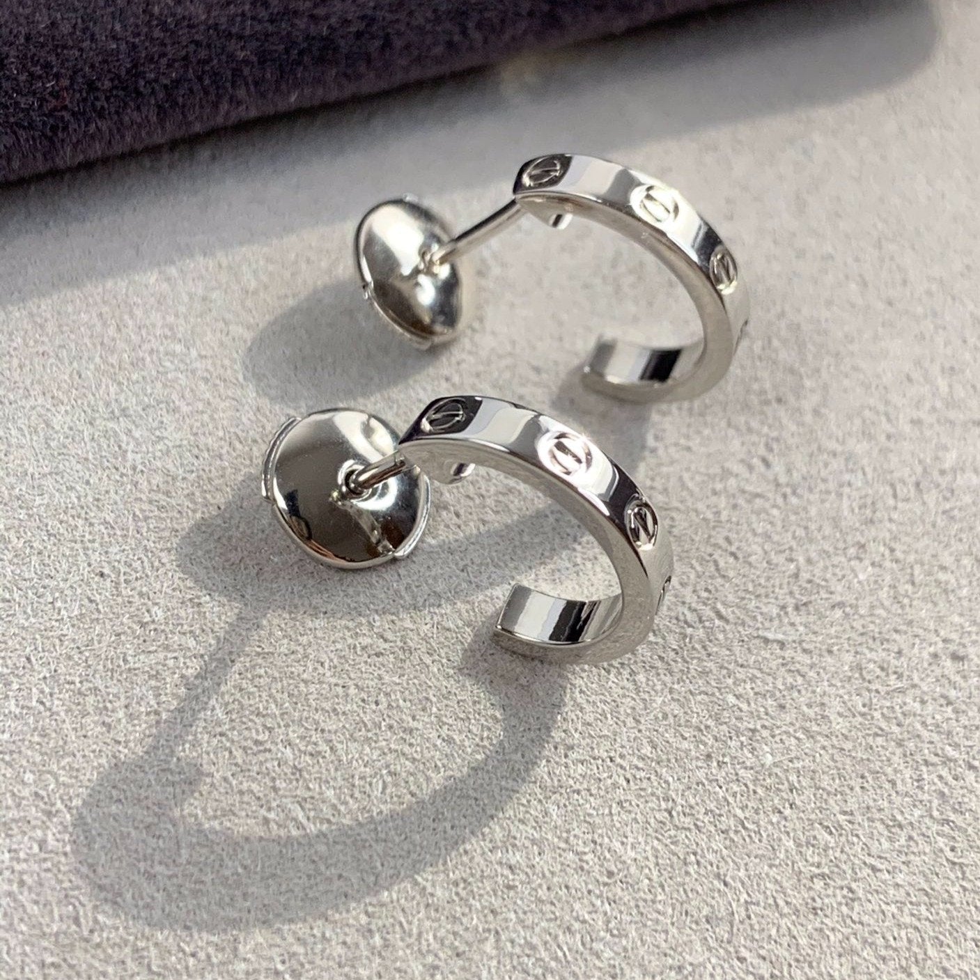 ¡®Lume Jewels¡¯LOVE EARRINGS 2.65MM SILVER