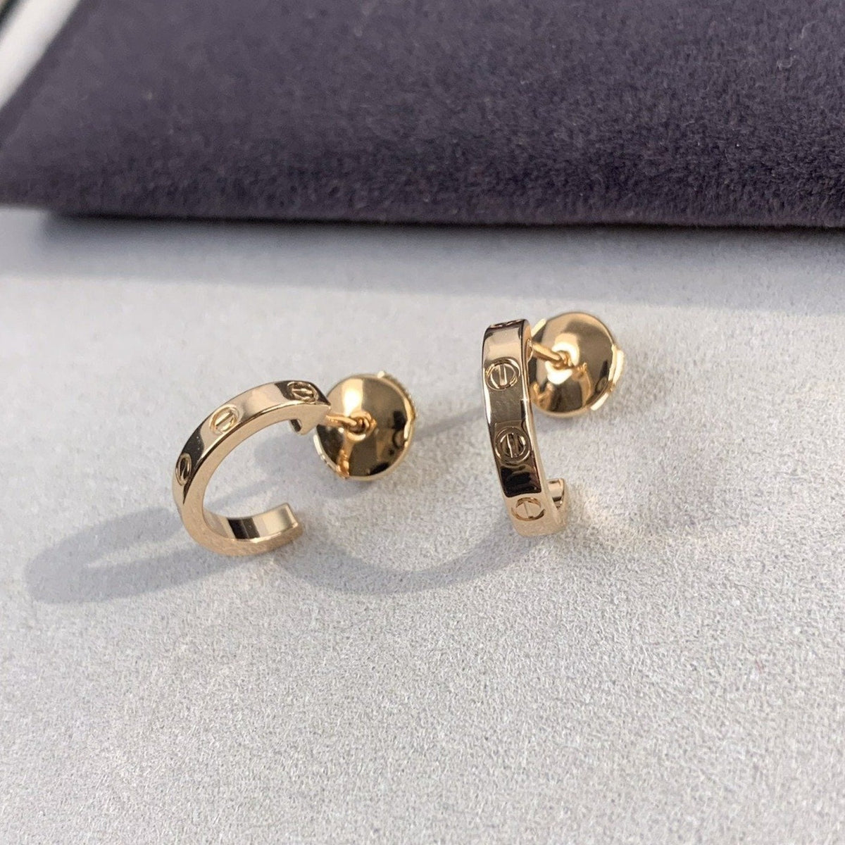 ¡®Lume Jewels¡¯LOVE EARRINGS 2.65MM PINK GOLD