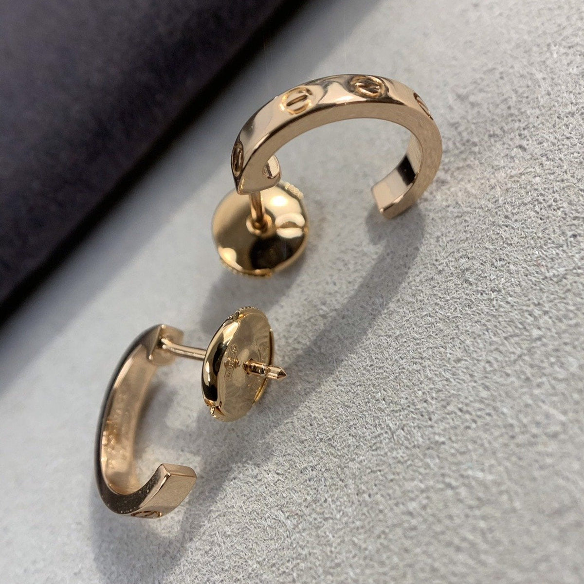 ¡®Lume Jewels¡¯LOVE EARRINGS 2.65MM PINK GOLD