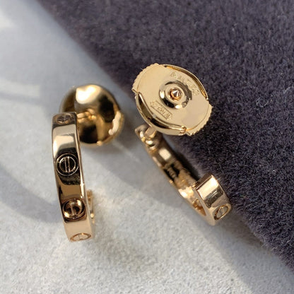 ¡®Lume Jewels¡¯LOVE EARRINGS 2.65MM PINK GOLD
