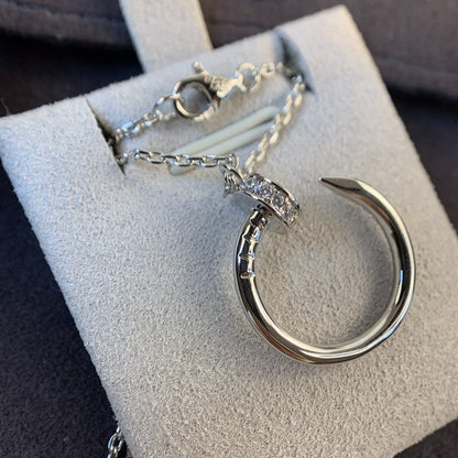 ¡®Lume Jewels¡¯JUSTE NECKLACE SILVER DIAMONDS