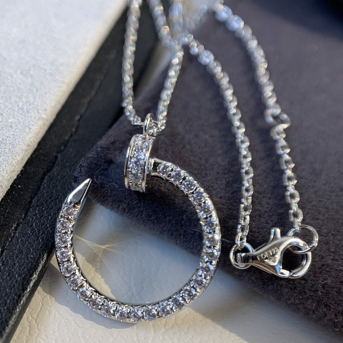 ¡®Lume Jewels¡¯JUSTE NECKLACE SILVER DIAMONDS