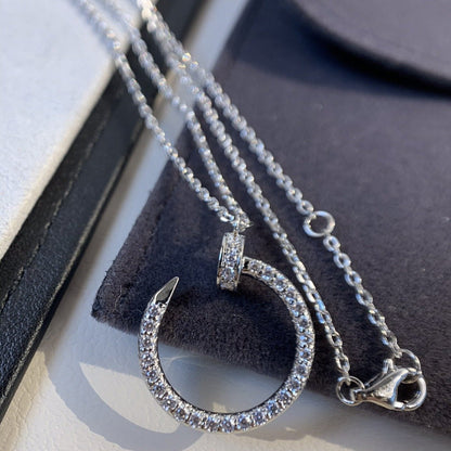¡®Lume Jewels¡¯JUSTE NECKLACE SILVER DIAMONDS