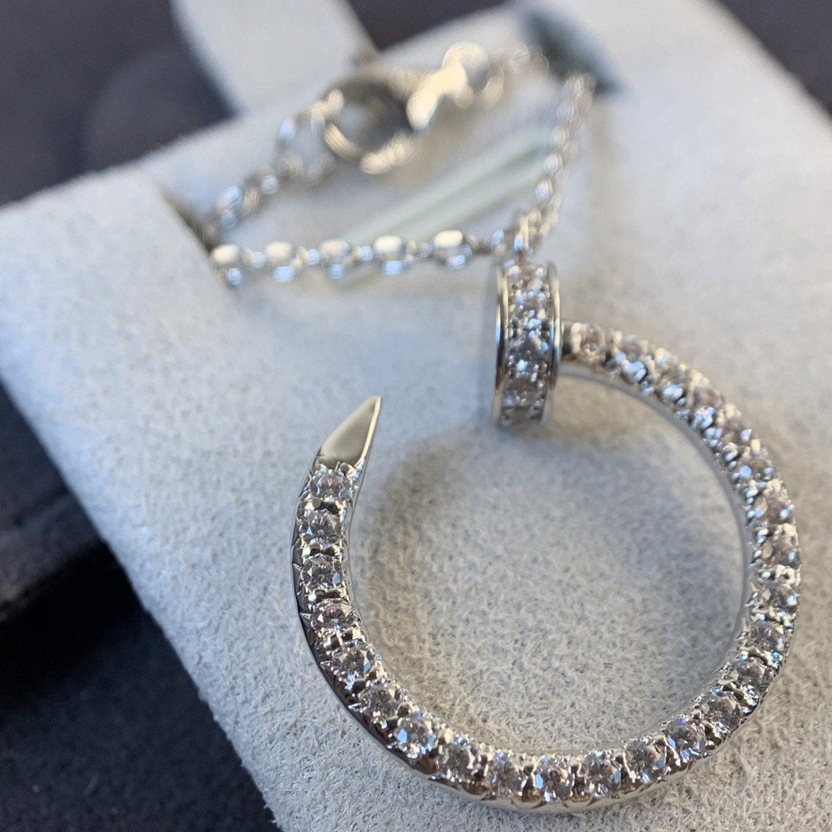 ¡®Lume Jewels¡¯JUSTE NECKLACE SILVER DIAMONDS