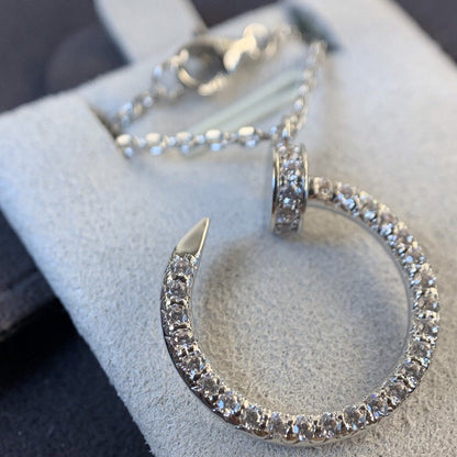 ¡®Lume Jewels¡¯JUSTE NECKLACE SILVER DIAMONDS