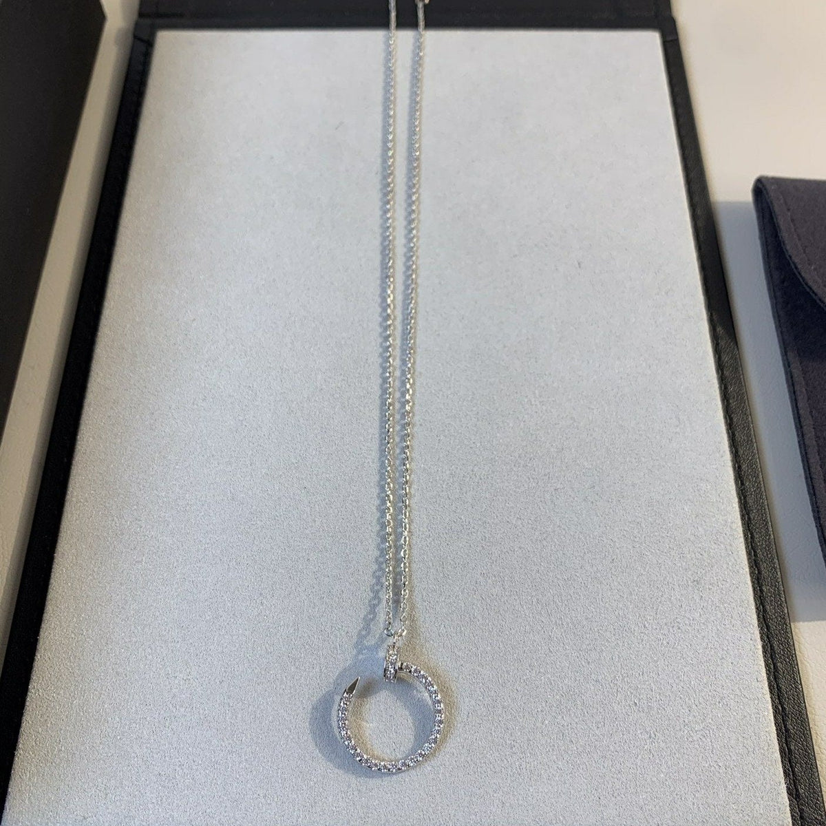 ¡®Lume Jewels¡¯JUSTE NECKLACE SILVER DIAMONDS