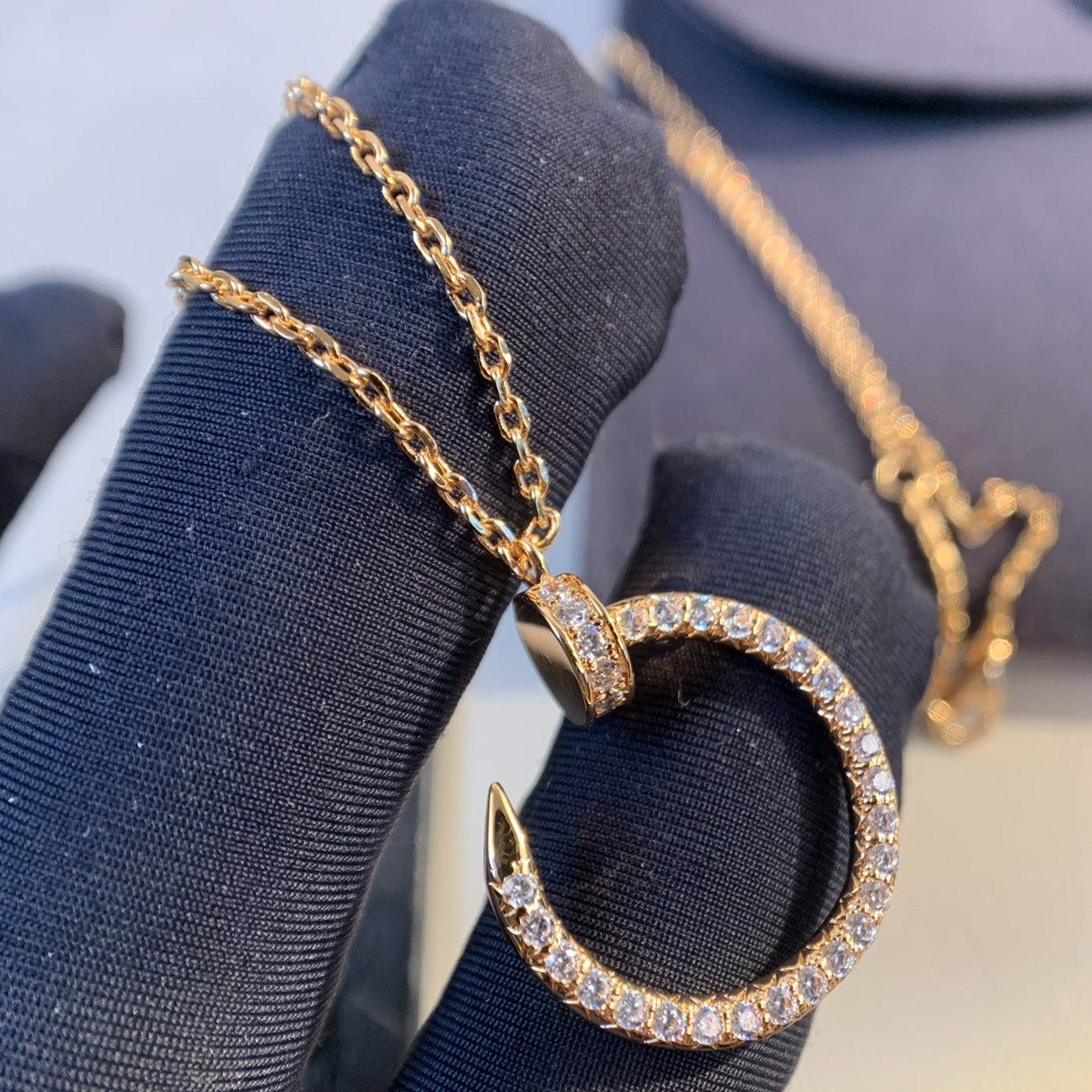 ¡®Lume Jewels¡¯JUSTE NECKLACE PINK GOLD DIAMONDS