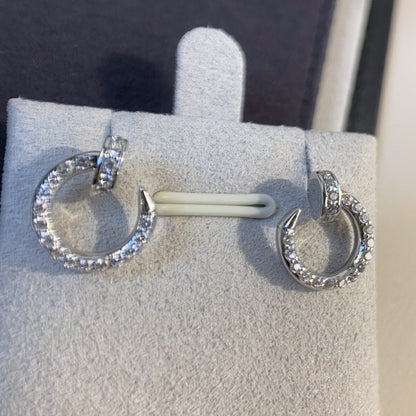 ¡®Lume Jewels¡¯JUSTE EARRINGS SILVER DIAMONDS