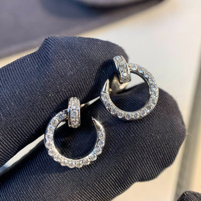 ¡®Lume Jewels¡¯JUSTE EARRINGS SILVER DIAMONDS