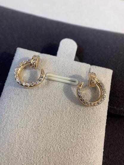 ¡®Lume Jewels¡¯JUSTE EARRINGS GOLD DIAMONDS