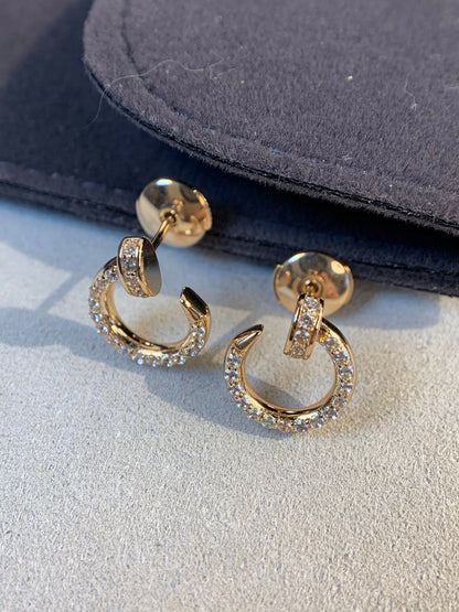 ¡®Lume Jewels¡¯JUSTE EARRINGS GOLD DIAMONDS