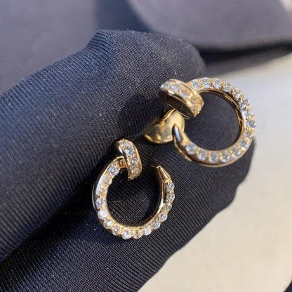 ¡®Lume Jewels¡¯JUSTE EARRINGS GOLD DIAMONDS