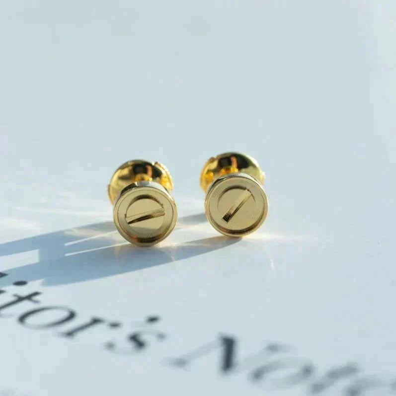 ¡®Lume Jewels¡¯LOVE EARRINGS GOLD 10MM
