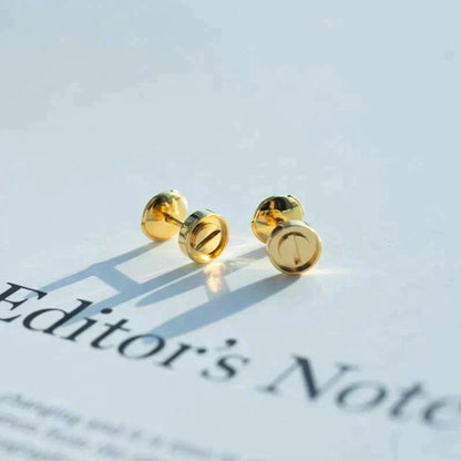 ¡®Lume Jewels¡¯LOVE EARRINGS GOLD 10MM