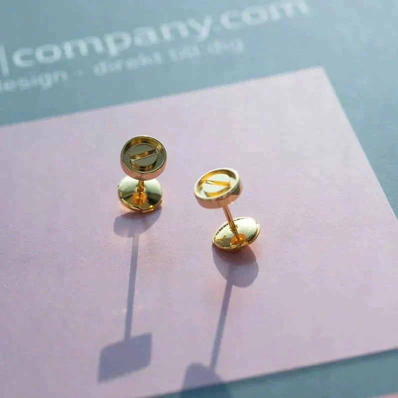 ¡®Lume Jewels¡¯LOVE EARRINGS GOLD 10MM