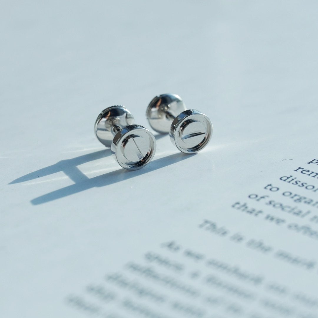 ¡®Lume Jewels¡¯LOVE EARRINGS SILVER 10MM