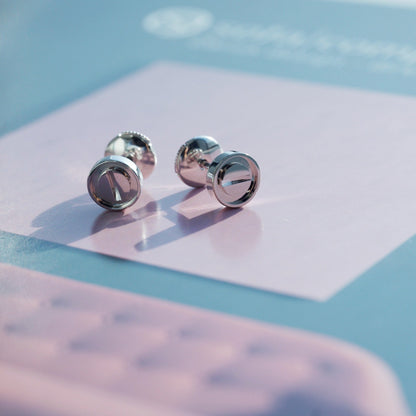¡®Lume Jewels¡¯LOVE EARRINGS SILVER 10MM
