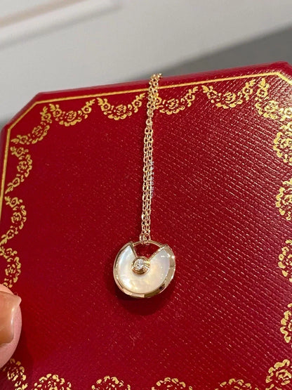 ¡®Lume Jewels¡¯AMULETTE ROSE GOLD MOP NECKLACE