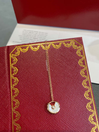 ¡®Lume Jewels¡¯AMULETTE ROSE GOLD MOP NECKLACE
