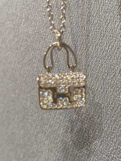 ¡®Lume Jewels¡¯CONSTANCE PEDANT DIAMOND NECKLACE