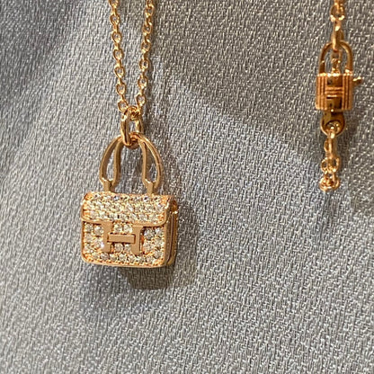 ¡®Lume Jewels¡¯CONSTANCE PEDANT DIAMOND NECKLACE