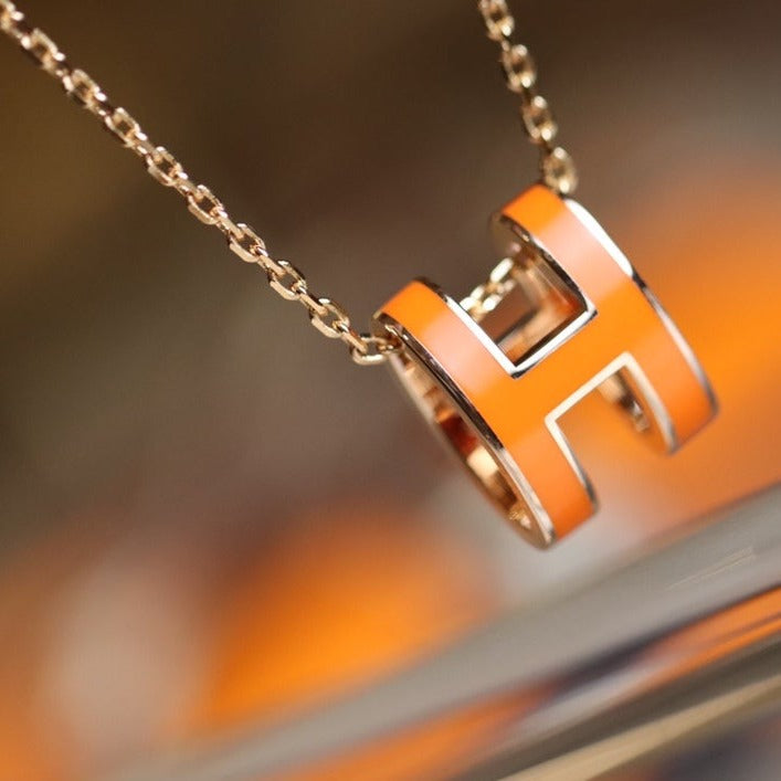 ¡®Lume Jewels¡¯POP H PEDANT PINK GOLD