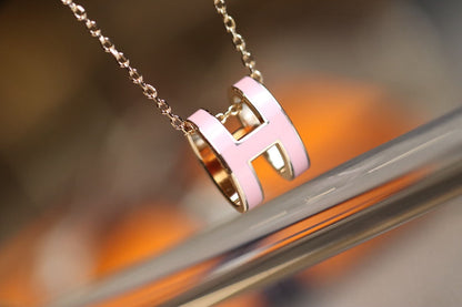 ¡®Lume Jewels¡¯POP H PEDANT PINK GOLD