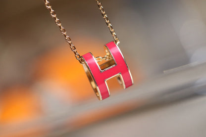 ¡®Lume Jewels¡¯POP H PEDANT PINK GOLD