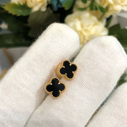 ¡®Lume Jewels¡¯CLOVER MINI GOLD EARRINGS