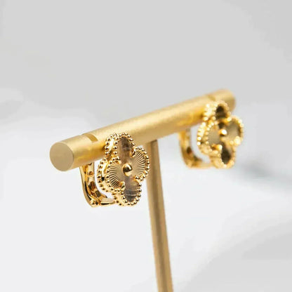 ¡®Lume Jewels¡¯CLOVER MEDIUM 1 MOTIFS LASER EARRINGS