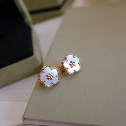 [Lume Jewels]LUCKY WHITE MOP EARRINGS