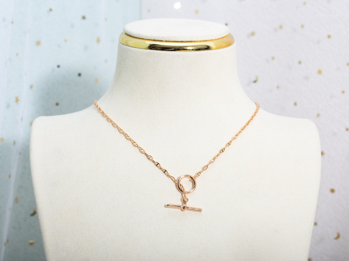 ¡®Lume Jewels¡¯ECHAPPEE NECKLACE PINK GOLD