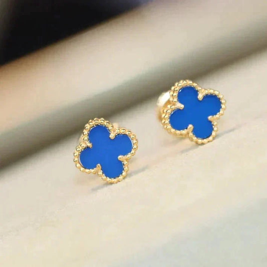 ¡®Lume Jewels¡¯CLOVER MINI 9.5MM TURQUOISE EARRINGS