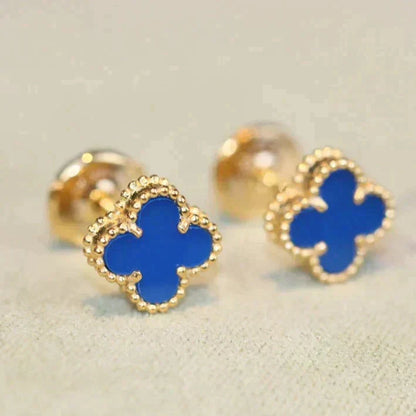 ¡®Lume Jewels¡¯CLOVER MINI 9.5MM TURQUOISE EARRINGS