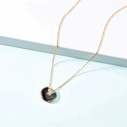 ¡®Lume Jewels¡¯AMULETTE GOLD CARNELIAN ONYX NECKLACE