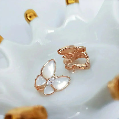 ¡®Lume Jewels¡¯BUTTERFLY MOP DIAMOND EARRINGS