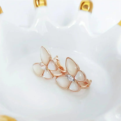 ¡®Lume Jewels¡¯BUTTERFLY MOP DIAMOND EARRINGS