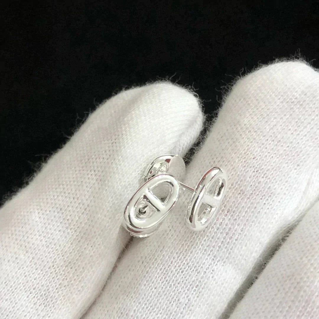 ¡®Lume Jewels¡¯CHAINE SMALL EARRINGS GOLD AND SILVER