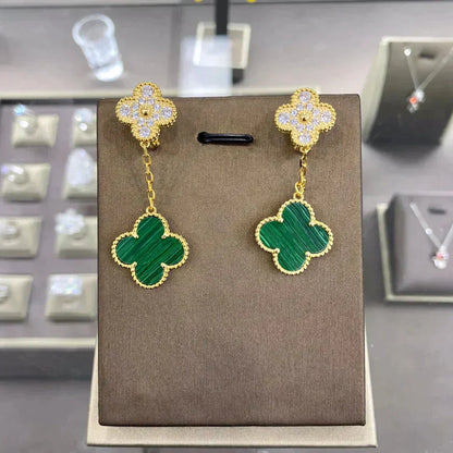 ¡®Lume Jewels¡¯CLOVER  2 MOTIFS  DIAMOND  EARRINGS (MULTIPLE CHOICESç´